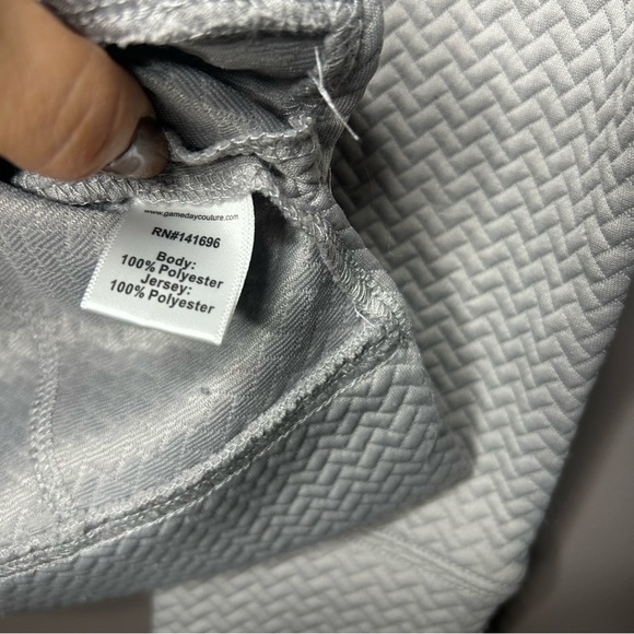 Women's Clemson Gray Quarter-Zip Sweatshirt size M - Picture 4 of 5